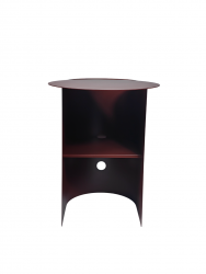 Журнальный столик Floire металл бордовый