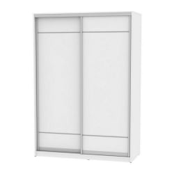 Шкаф-купе белый B-220х160х60-1(Белый-D7D7)