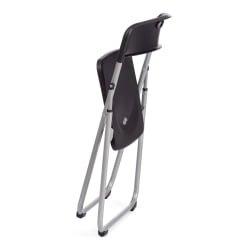 Складной стул FOLDER (mod. 3017H) каркас: металл, сиденье/спинка: пластик, 49 x 46.5 x 73.5 см, black (черный) / grey (серый)