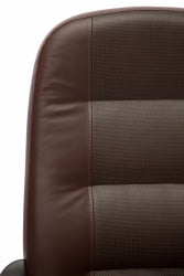 Кресло руководителя Devon (коричневый перфорированный)