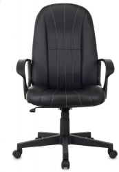 Кресло руководителя Бюрократ T-898/#B черный Leather Black