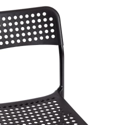Металлический стул ADDE (mod. C-049) металл/пластик, 39 х 49 х 78 см, Black (черный)