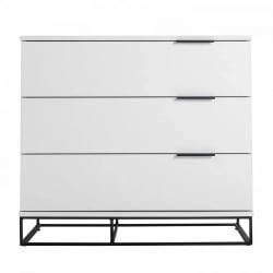 Комод 3 ящика CITY 40095580h Белый