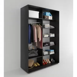 Шкаф-купе 2-х дверный Акцент-Вера ДР 1600х600 Венге