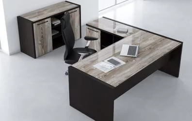 Кабинет руководителя Morris комплект №1 Дуб Базель/Венге Магия