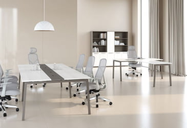 Комплект офисной мебели EDIS № 2 Ясень Траун Мокко