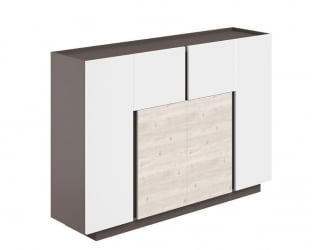 Шкаф-хедлайнер Sirio SR.301.WF.WH.DN Вольфрам Дуб Тоскана Белый