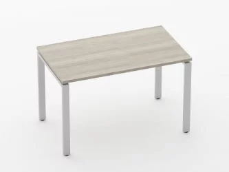 Стол прямой Deka П-обр. каркас 7.06.12  Дуб Сантана светлый