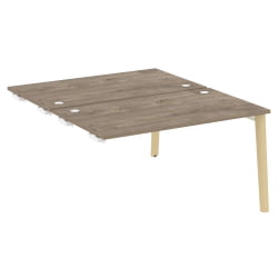 Стол-приставка двойной к опорным элементам ONIX WOOD OW.D.SPR-3.8 Тиквуд Темный/Светлый