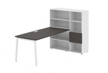 Рабочая станция EDIS ELRST 1217 Мокко Белый Белый