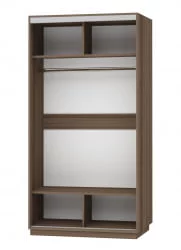 Шкаф-купе с фотопечатью Экспресс Хит Лондон/Ясень шимо тёмный