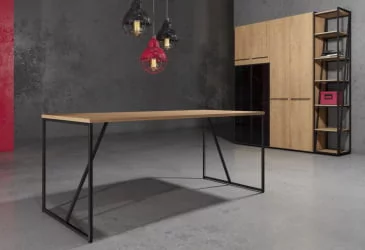 Кабинет руководителя LOFTIS №2 Дуб Бофорд/Черный