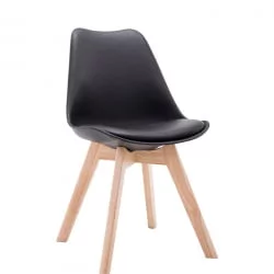 Мягкий стул Eames SC-034 Черный