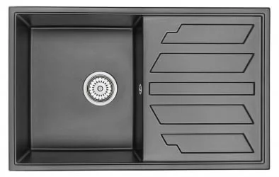 Кухонная мойка GRANULA 8002 Шварц