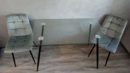 Стеклянный стол UDT 5003 Прозрачное стекло