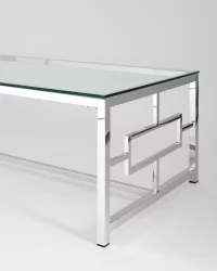 Журнальный стол БРУКЛИН 120кс60 Серебро / 120x60