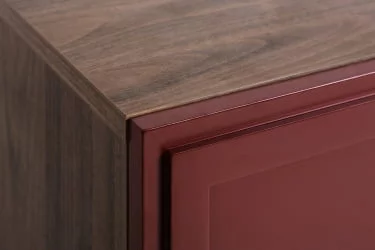 Тумба прикроватная Norton кармин Norton (ТП) Кармин