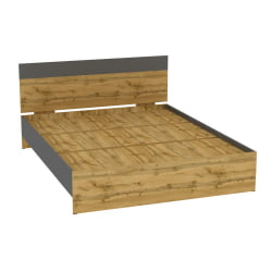 Кровать Алиса(L28)1647х903х2063(ДВ-Графит)