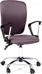 Офисное кресло для оператора CHAIRMAN 9801 Chrome темно-серый