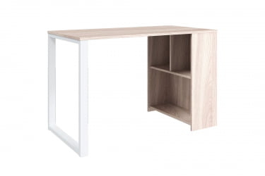 Письменный стол Бетти, ясень шимо светлый/белый