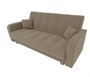 Диван Сидней Книжка (Berhouse) Цвет фасада: Беж Велюто 05; Тип: Прямой; Материал фасада: Металл/Велюр