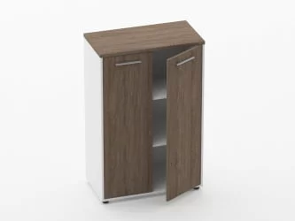 Шкаф 2 широкий закрытый Deka 10.12.131 Дуб Верцаска/Белый