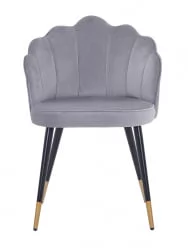 Стул Камилла велюр Серый