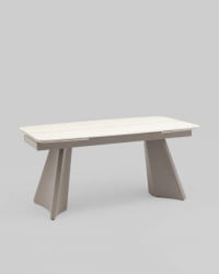 Стол обеденный Eliora 160-240*90 серая керамика