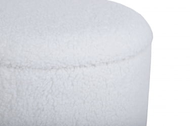 Пуф с ящиком Долли S тедди Белый