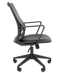 Кресло руководителя Chairman 545 БП экокожа Черный