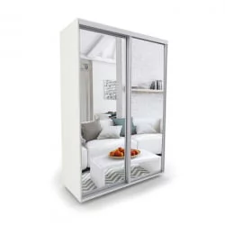 Шкаф-купе Акцент-Сим З 1600х600 Выбеленное дерево