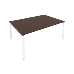 Переговорный стол (1 столешница) Метал СйстемБ.ПРГ-1.5 Венге/Белый / Metal SystemБ.ПРГ-1.5
