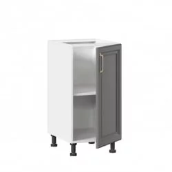 Тумба кухонная 400 Джелатто ЛД 241.020.000.087 Белый Оникс серый