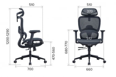 Кресло Еверпроф ЕП-850 Сетка Черный / Everprof EP-850