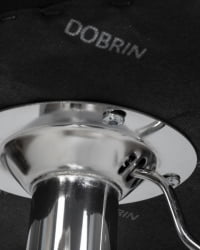 Стул барный ДОБРИН БАРНИ (черный велюр (МДЖ9-101)) 2 шт / DOBRIN BARNY (MJ9-101))