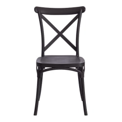 Дизайнерский стул CROSS (mod. PL24) пластик, 48 х 58 х 89 см, Black (черный) 05