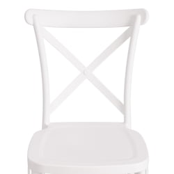 Стул CROSS (mod. PL24) пластик, 48 х 58 х 89 см, White (белый) 11954
