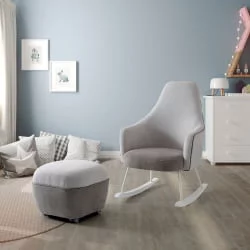 Детское кресло Micuna (Микуна) Wing/Moom waterwood текстиль pink tierra/light grey