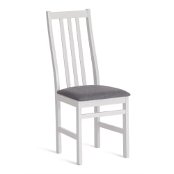 Стул SWEDEN Многослойная фанера, 41*40*99 см, white, ткань темно-серая (150)