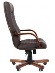 Офисное кресло CHAIRMAN 480ВД, экокожа, коричневый Н / 480WD, N