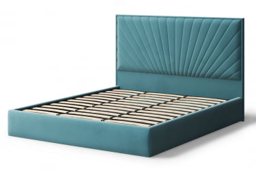 Кровать Леона, 2000*1400 мм, бирюзовый