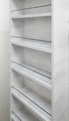 Дизайнерский шкаф Драйв Шелф (левый) Беленый дуб