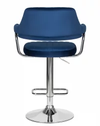 Стул барный DOBRIN CHARLY Синий велюр MJ9-117