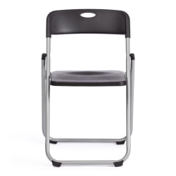 Складной стул FOLDER (mod. 3017H) каркас: металл, сиденье/спинка: пластик, 49 x 46.5 x 73.5 см, black (черный) / grey (серый)