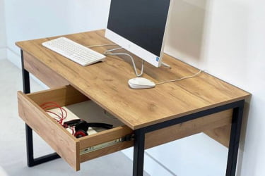 Стол Юниор SMU-01 графит/черный муар