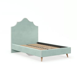 Мягкая кровать Элиза ЛД 600.540.000 Зеленый Бежевый