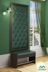 Тумба Визит-1 ЛДСП+ иск.кожа  terra 106 - Венге