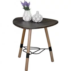 Придиванный столик Лючия 2104 Черный бук-дуб маррон