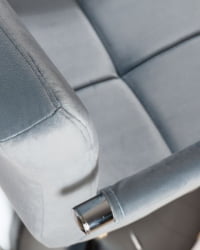 Стул барный DOBRIN KRUGER ARM (пудрово-голубой велюр (MJ9-74)) 2 шт