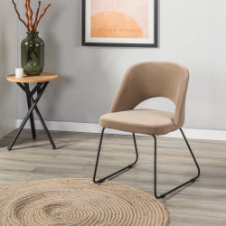 Кресло Lars Diag beige/Линк